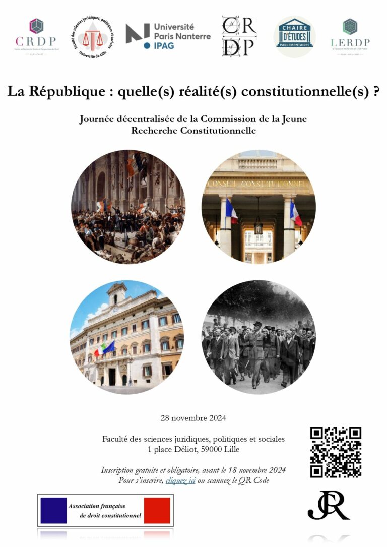 La République : quelle(s) réalité(s) constitutionnelle(s) ?